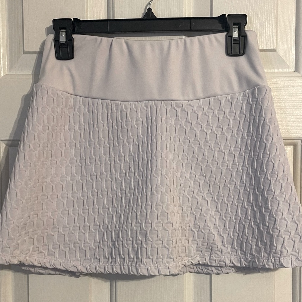 White Athletic Skort